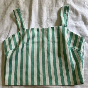 Lucy Paris Crop Top Indie Stripe Women’s Small
